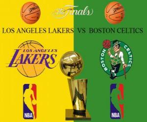 пазл Финале НБА 2009-10, Лос-Анджелес Лейкерс &quot;Селтикс&quot; против Бостона